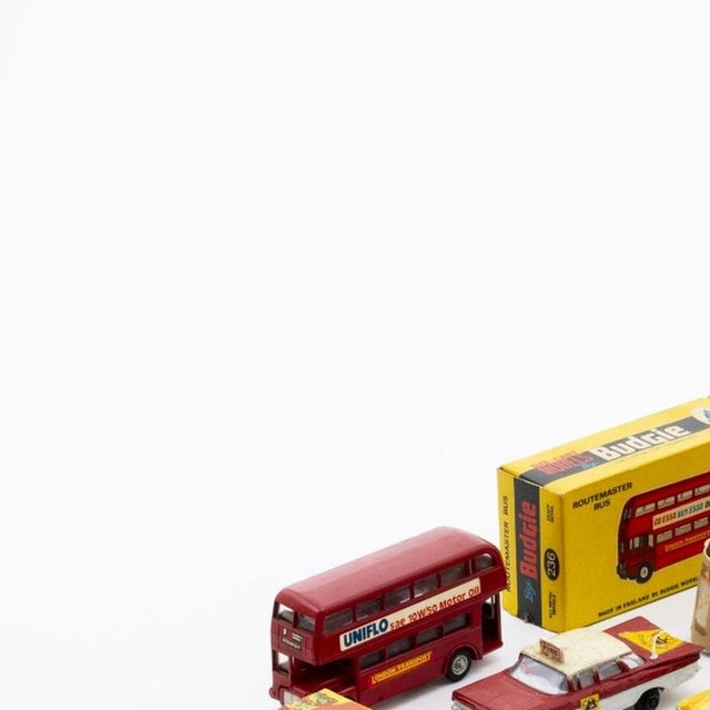 Toys - Models - 6 miniature cars. 20th century Europe; made of metal and other materials; consisting of: Alfa Romeo...