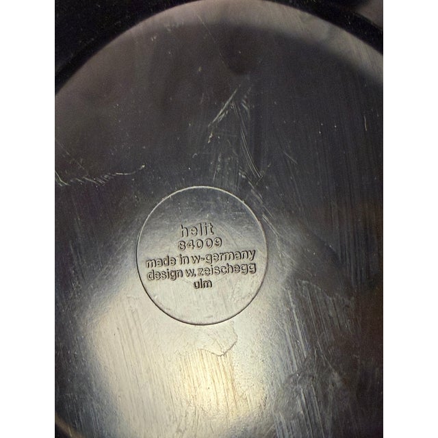 Black Black Ashtray by Walter Zeischegg for Helit, 1960s For Sale - Image 8 of 10