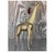 Metal Vintage Hollywood Regency Brass Giraffe Sculpture For Sale - Image 7 of 13