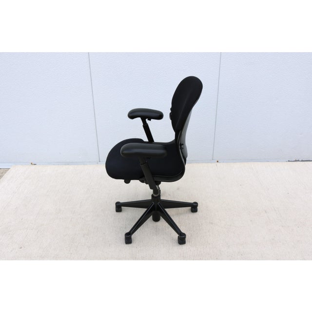 Black Herman Miller Equa 2 Ergonomic Swivel Task Chair in Black Fabric, Adjustable For Sale - Image 8 of 18