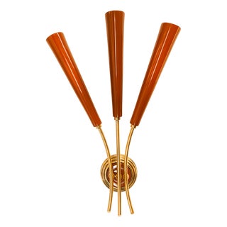 Red Sputnik Wall Sconce For Sale