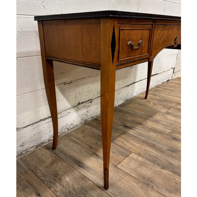 Vintage 1939 Northern Furniture Co Art Deco American Federal Style Writing Desk For Sale In Kansas City - Image 6 of 12