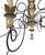 French Country 9-Light Wrought Iron Chandelier With Carved Wood Accents For Sale - Image 11 of 13
