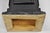 Vintage French Empire Style Black Lacquer Painted Pedestal Column End Table Pair For Sale - Image 17 of 18