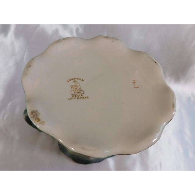 Green 1930s Compton Green Porcelain Pitcher For Sale - Image 8 of 10