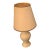 Vintage Cream Ceramic Table Lamp For Sale