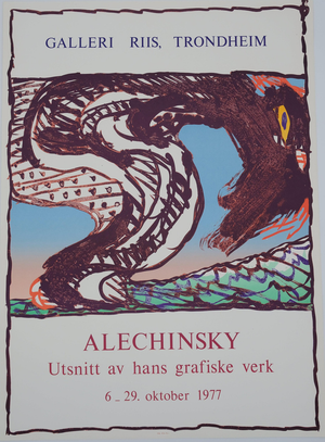 Pierre Alechinsky, Expo 1977, Lithograph