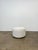 White Modern White Mohair Ottoman For Sale - Image 8 of 8