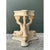 Hollywood Regency Vintage Plaster Dolphin Base Glass Dining Table For Sale - Image 3 of 12