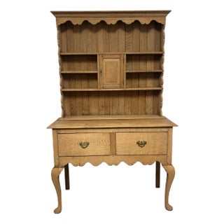 19th Century English Oak Dresser For Sale