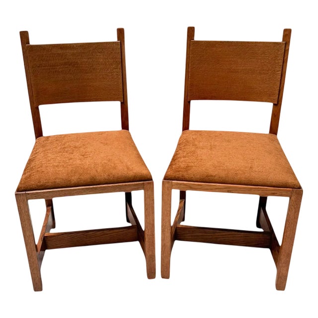 Art Deco Side Chairs by Hendrik Wouda for Pander, 1924, Set of 2 For Sale