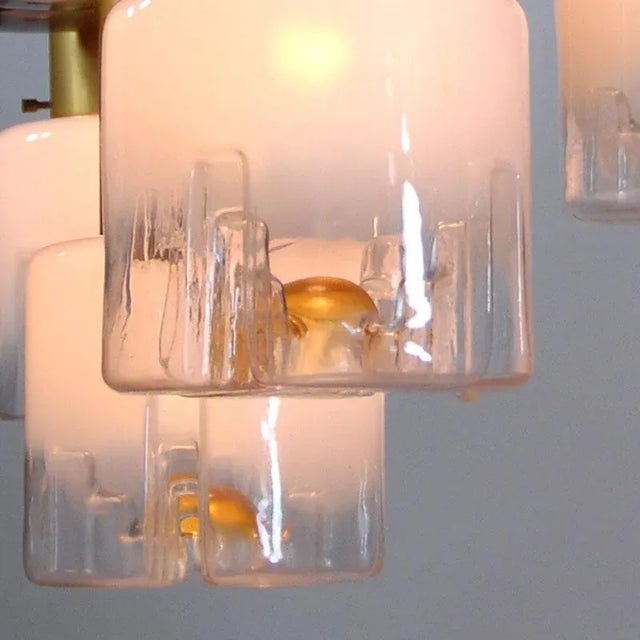 Italian Ceiling Lamp by Gaetano Sciolari for Sciolari, 1970s For Sale - Image 6 of 10