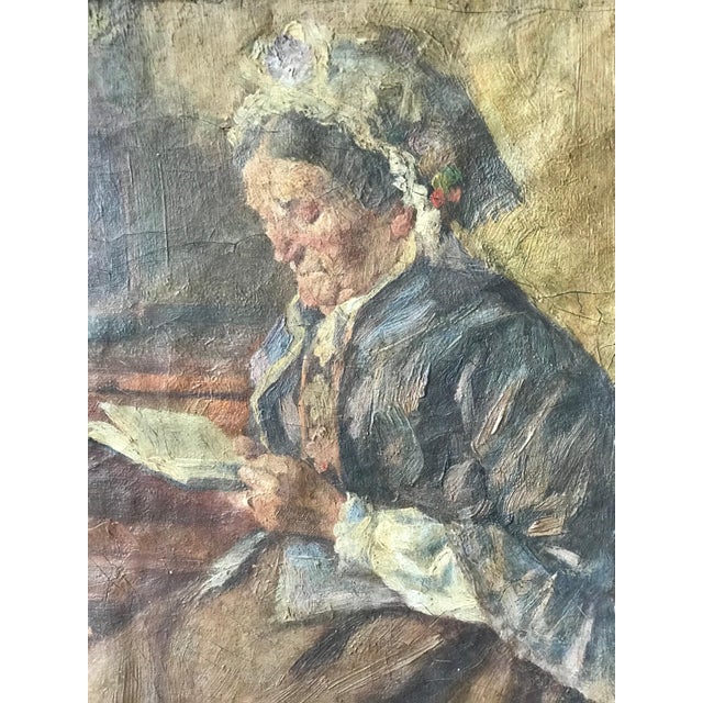 After Ludwig Voss, Figurative Composition, 19th Century, Oil Painting on Canvas, Framed For Sale - Image 3 of 8