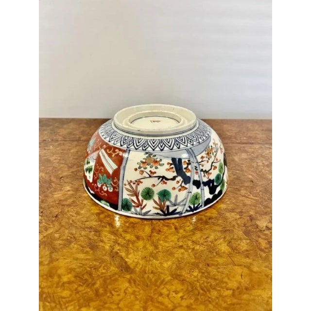 Japanese Imari Bowl, 1900s For Sale - Image 4 of 8