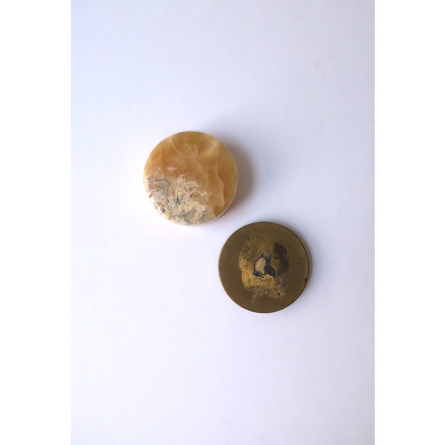 Onyx Marble Jewelry Trinket Box For Sale - Image 9 of 9