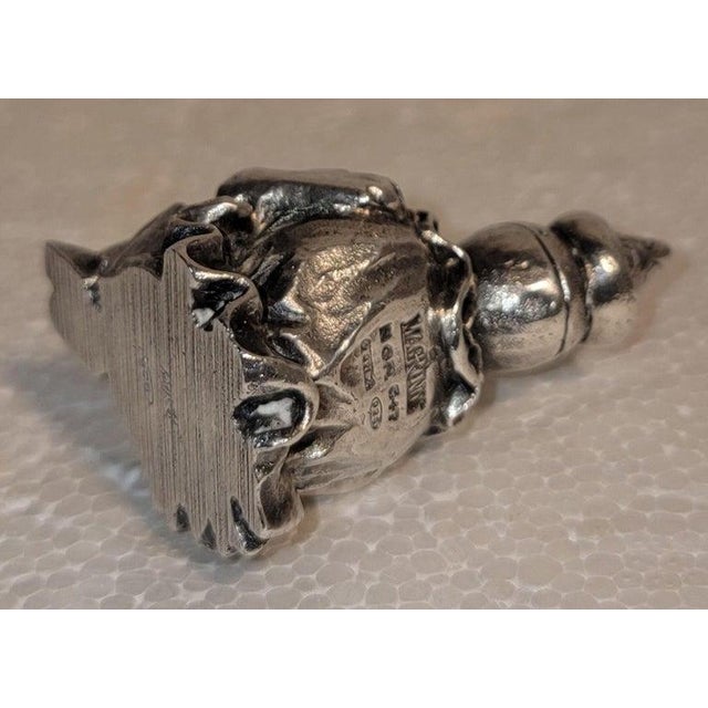 1950s Collection of Three Sterling Silver Figures For Sale - Image 11 of 12