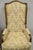 French Provincial Vintage French Country Provincial High Back Walnut Arm Chairs (A) - A Pair For Sale - Image 3 of 12