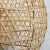 Raw Wicker Pumpkin Pendant Light Large For Sale - Image 4 of 6