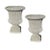 2020s Two Large French Concrete Neoclassical Planters - a Pair For Sale - Image 5 of 5