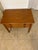 Danish Modern Mid-Century Teak Side Table or small chest of drawers from the 1960s. It features two drawers with...