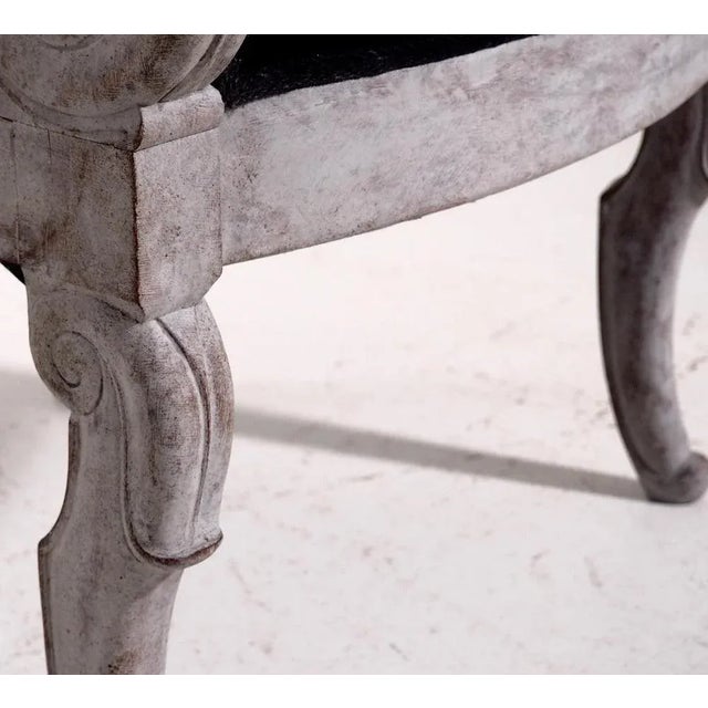 Antique French Charles X Armchairs, Set of 10 For Sale - Image 3 of 9