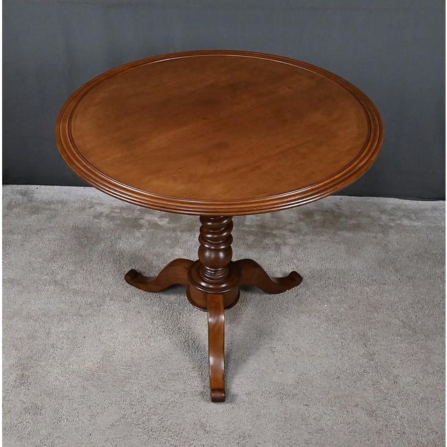 Mid-19th Century Louis Philippe Mahogany Tilting Table For Sale - Image 5 of 17