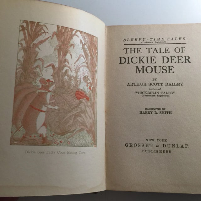 Traditional 1918 The Tale of Dickie Deer Mouse For Sale - Image 3 of 9