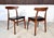 Mid-Century Modern Set of Danish Teak Side or Dining Chairs by Henning Kjaernulf for Bruno Hansen, 1950s For Sale - Image 3 of 18