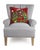 A festive way to spruce up your home for the holidays and winter season! 100% wool hooked throw pillow / accent pillow....