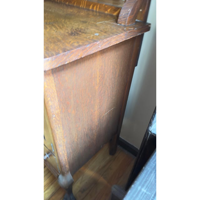 Late 19th/Early 20th Century Victorian Oak Sideboard For Sale - Image 9 of 13