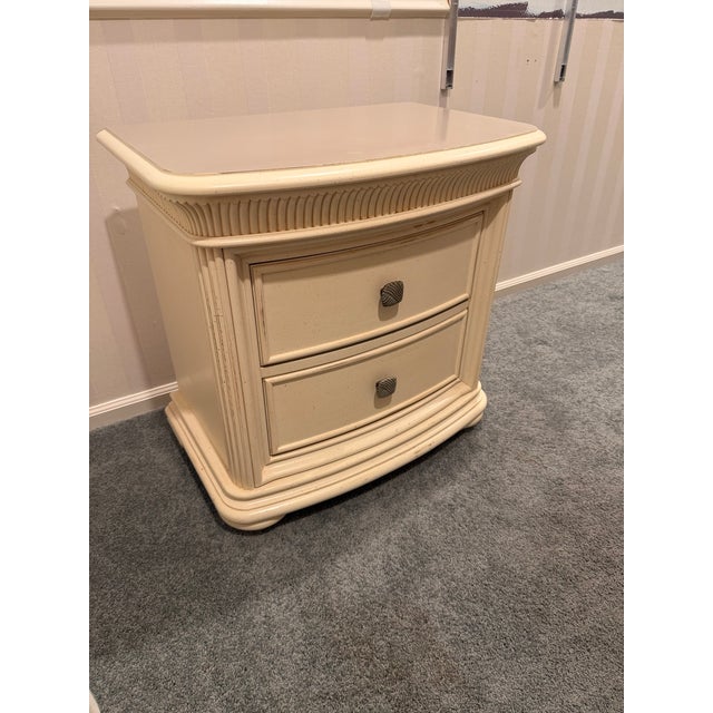 Stanley Furniture Stanley Furniture French Provincial Bedroom Set of 2 Nightstands For Sale - Image 4 of 7