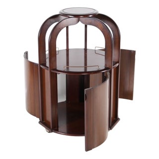 Japanese Mini Wooden Bar, 1970s For Sale