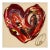 Born to Love XXXX - Original Heart Pop Art Mixed Media Acrylic and Resin on Wood Panel by Cynthia Coulombe-Bégin For Sale