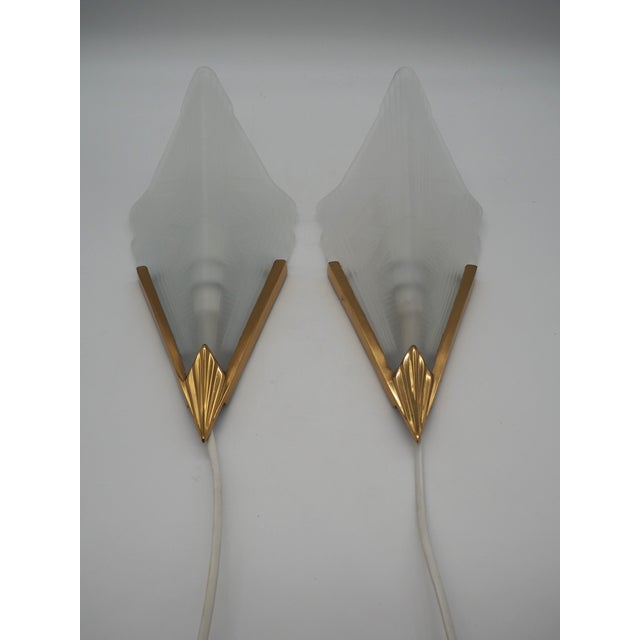 Brass Wall Lamps from Ikea, Sweden, 1990s, Set of 2 For Sale - Image 4 of 15