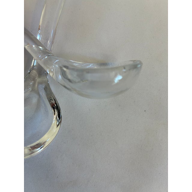 Glass Vintage Small Clear Glass Ladles - Set of 3 For Sale - Image 7 of 9