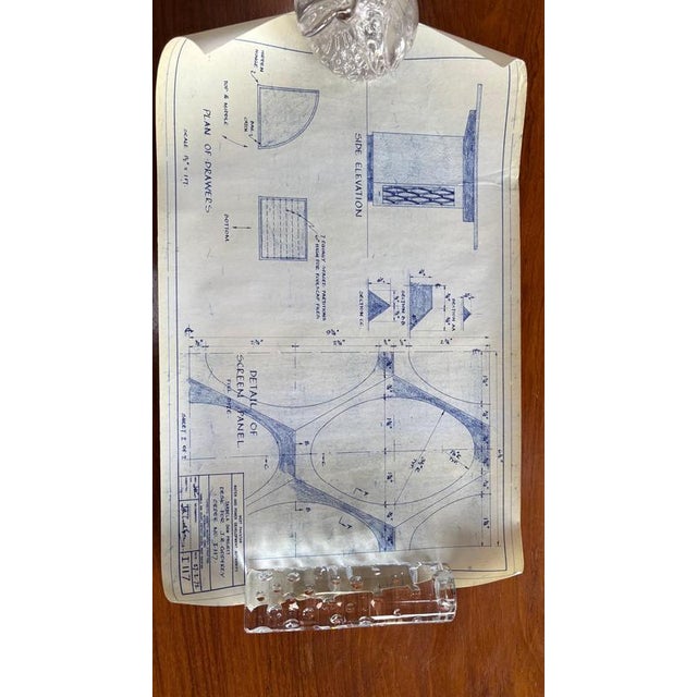 Mid-Century Modern Semi-Circular Desk, 1970s For Sale - Image 12 of 18