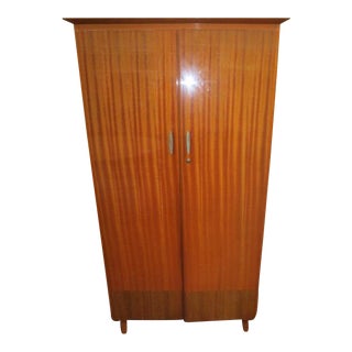 C.1950's Armoire. Hanging, Drawers & Shelves. For Sale