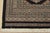 Black Bokhara Rug 4’2” X 6’1” Black Wool Tribal Hand-Knotted Oriental Carpet For Sale - Image 8 of 11