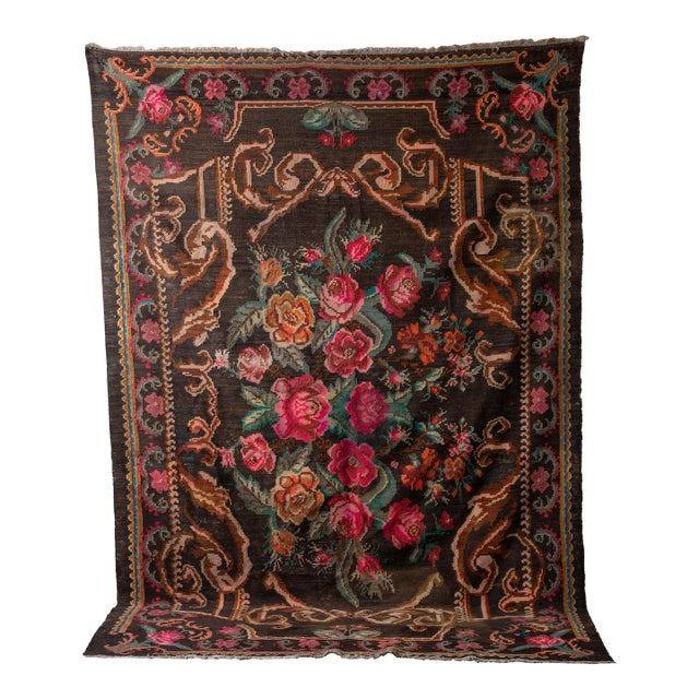 Bessarabian Kilim Rug, C.1920s For Sale