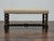 English Barley Twist Bench With Upholstered Seat, Circa 1900 For Sale - Image 11 of 18