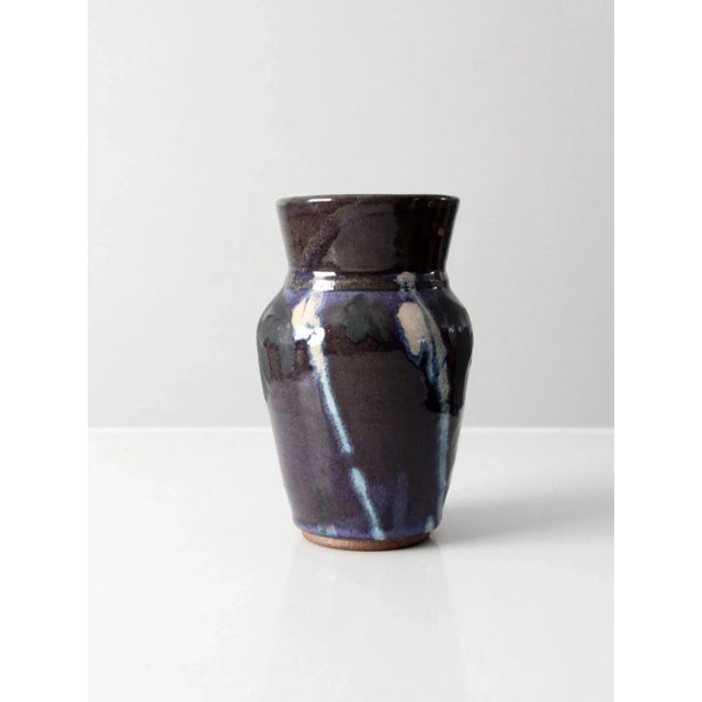Vintage Studio Pottery Vase For Sale - Image 4 of 10