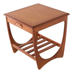 Side Table with Pull-Out Drawer from G-Plan