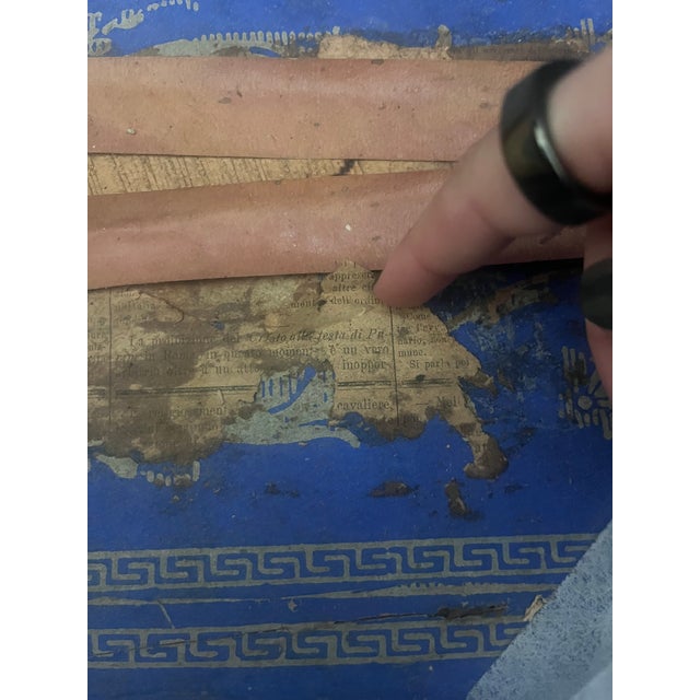 Victorian Late 19th Century French Transatlantic Steamship Trunk - Compagnie Générale Transatlantique, Le Havre to New York For Sale - Image 3 of 9