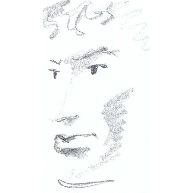 Portraiture 1990s Portraits of Men in Profile - Set of Four For Sale - Image 3 of 5