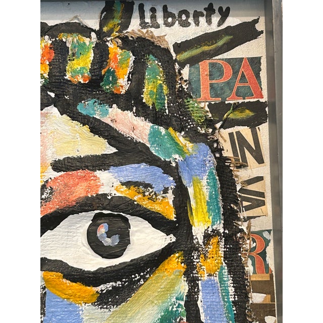 Original Mixed Media of the Statue of Liberty by Konstantin Bokov For Sale In Philadelphia - Image 6 of 8
