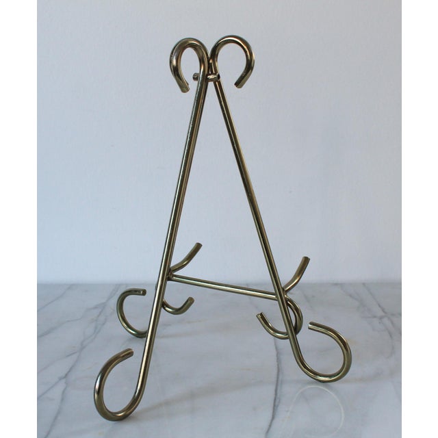 Vintage Brass Tone Art Easel For Sale - Image 4 of 10