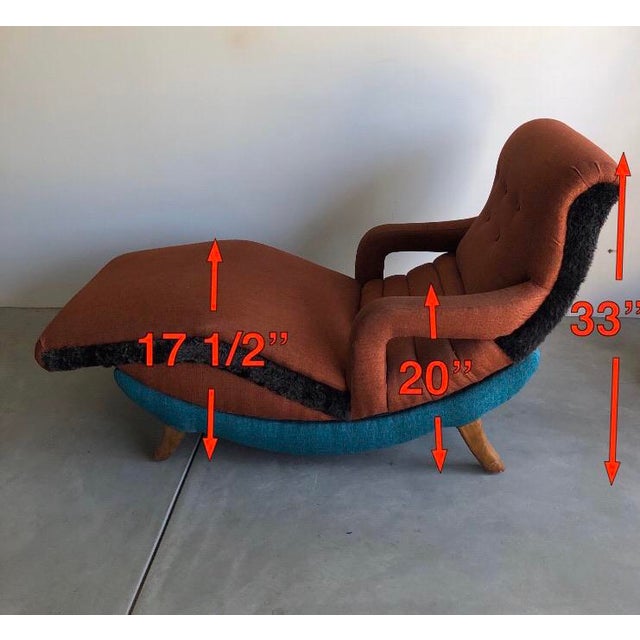 1950’s Contour Recliner Lounge Chair Chairish