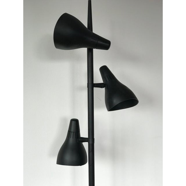 1950s Black Triple Head Floor Lamp by Gerald Thurston for ...