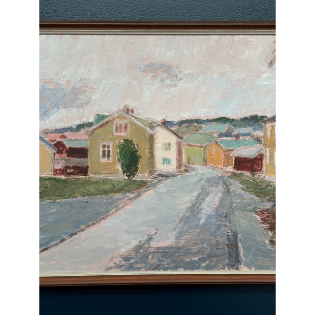 John Hedman, City View, 1982, Oil Painting on Panel, Framed For Sale - Image 4 of 18