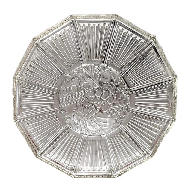 Mid 20th Century French Art Deco Chandelier by Hettier Vincent For Sale - Image 5 of 7